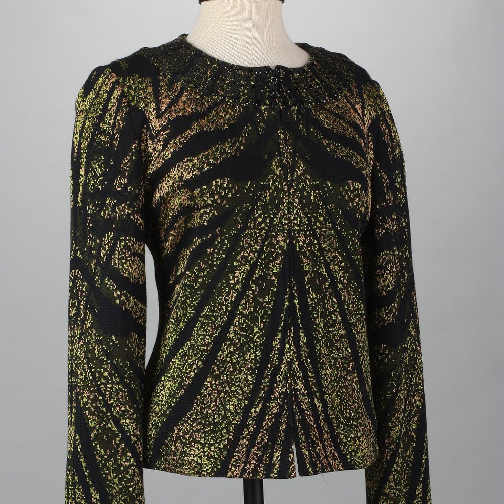 St John Knits Evergreen Jacket Size 10